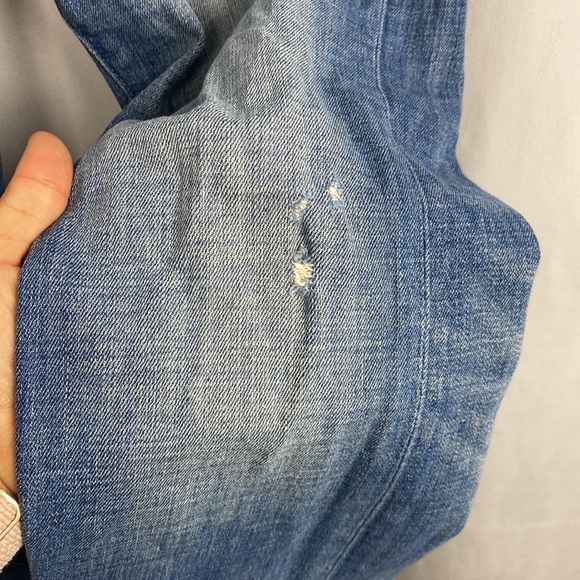 Anthropologie Pilcro and the Letterpress Hyphen Distressed Straight-Leg Jeans 27 - Picture 8 of 13